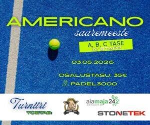AMERICANO saaremeeste IV padeliturniir @ Padel3000
