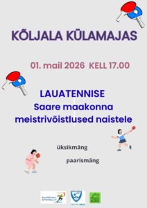 Saare maakonna MV lauatennises naistele @ Kõljala külamajas